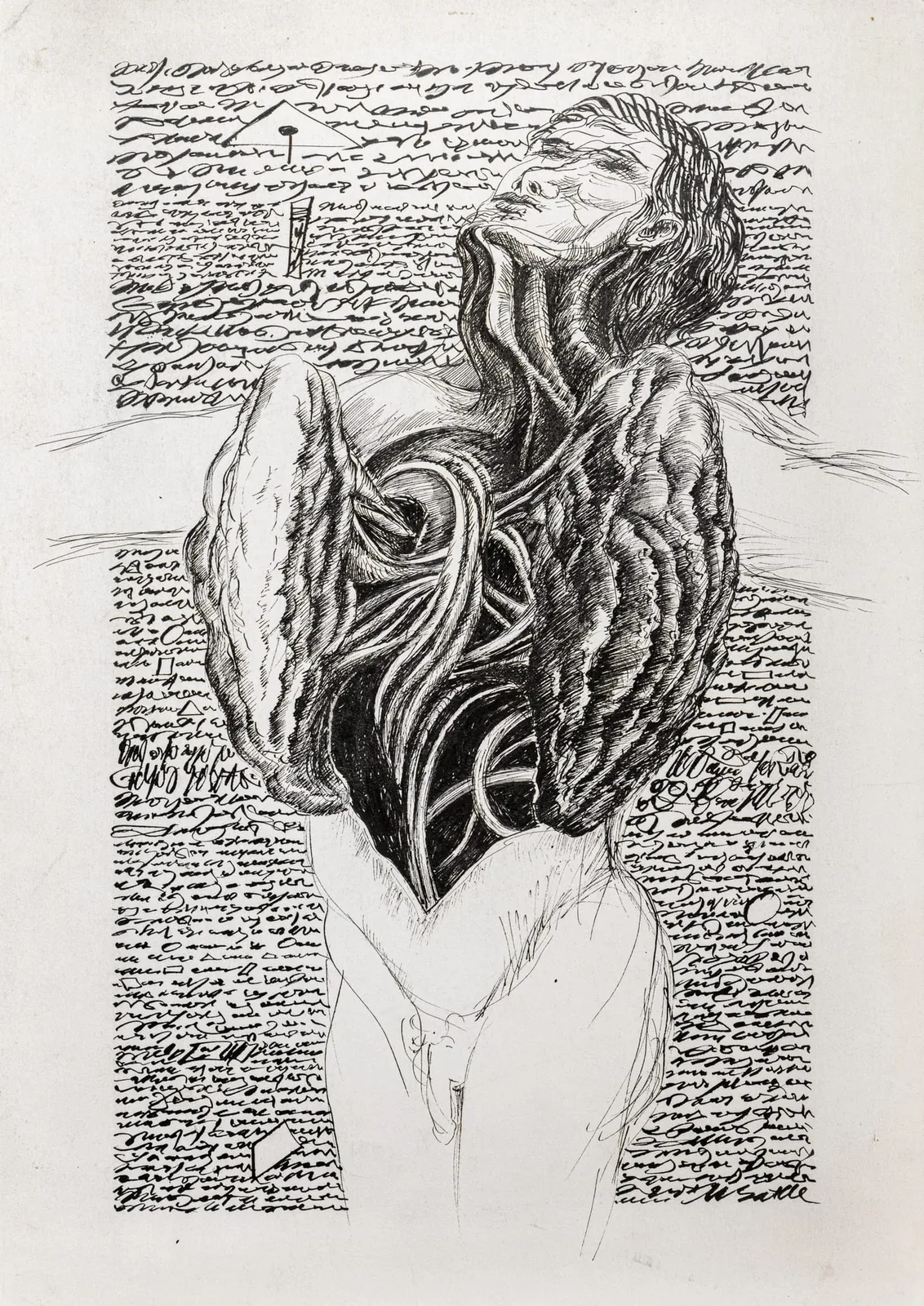 Anatomies — encre sur papier — 1975