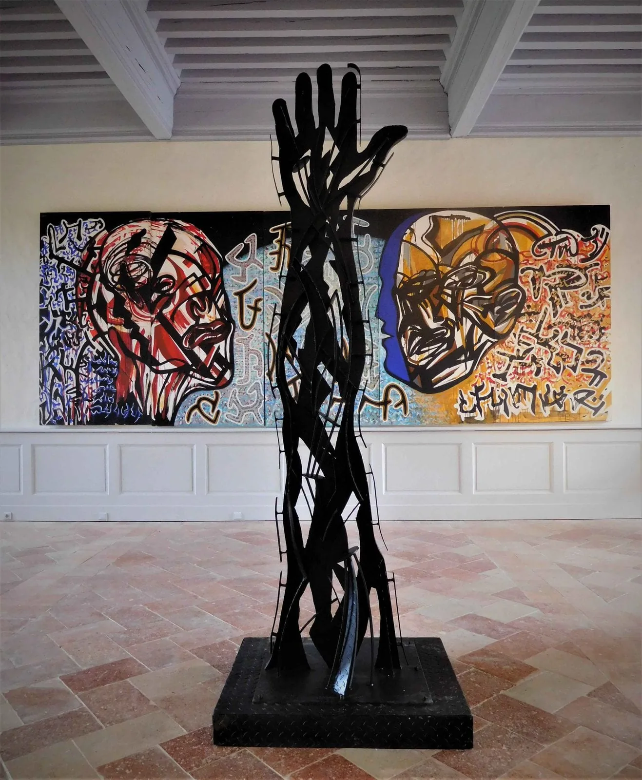 Bras Laréole — sculpture en acier
