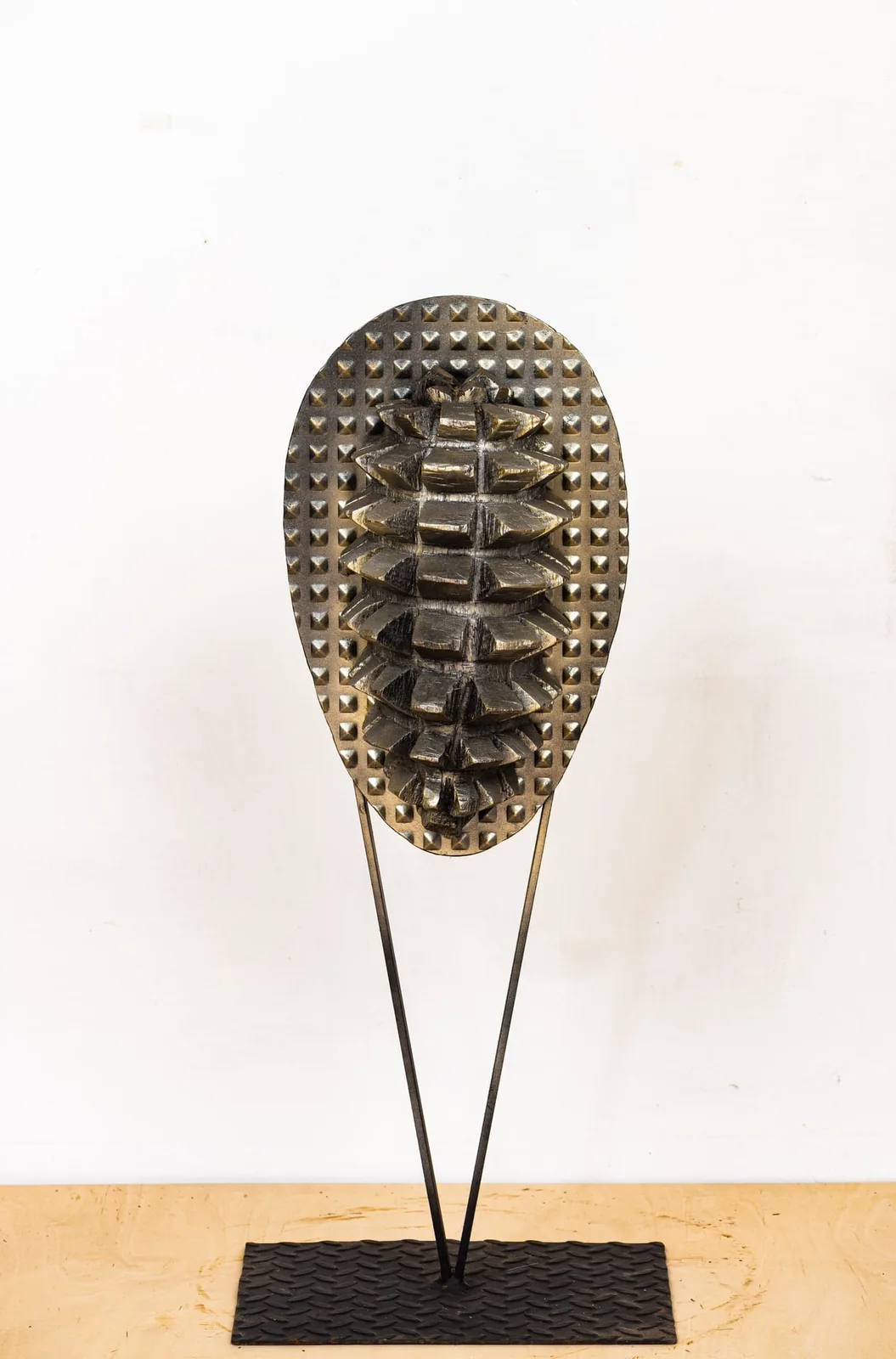 Masque — acier soudé et bois — 2001