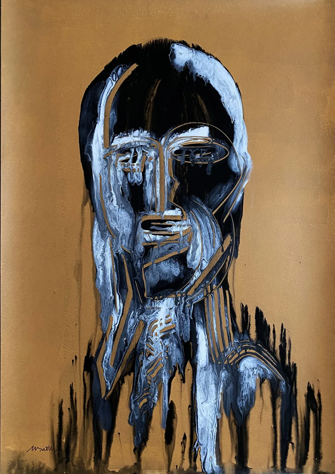 Sans titre — Série Milton — 70×100 cm