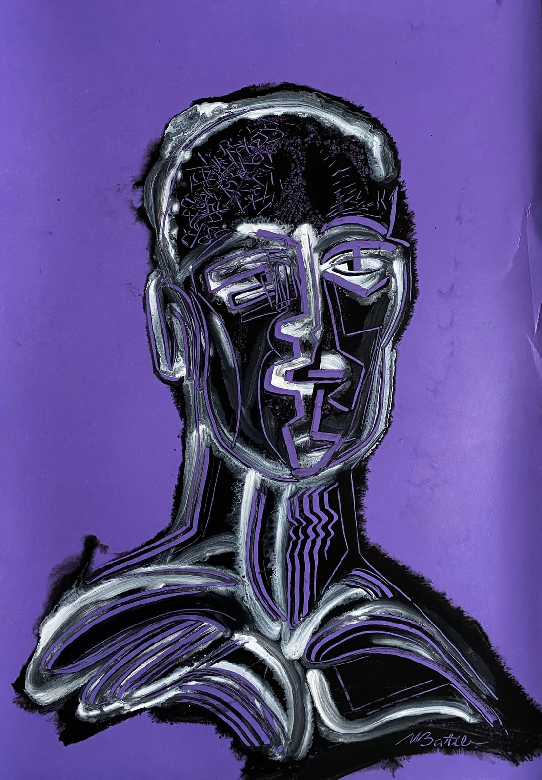 Sans titre — Série Milton — 70×100 cm