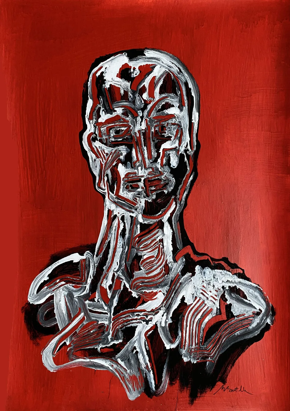 Sans titre — Série Milton — 70×100 cm
