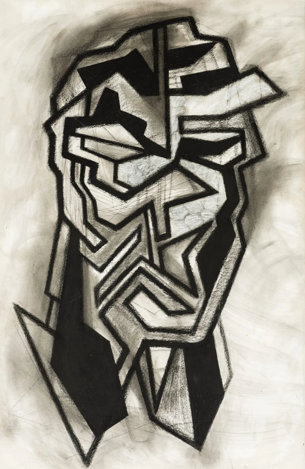 Psychophysiographie — encre sur papier