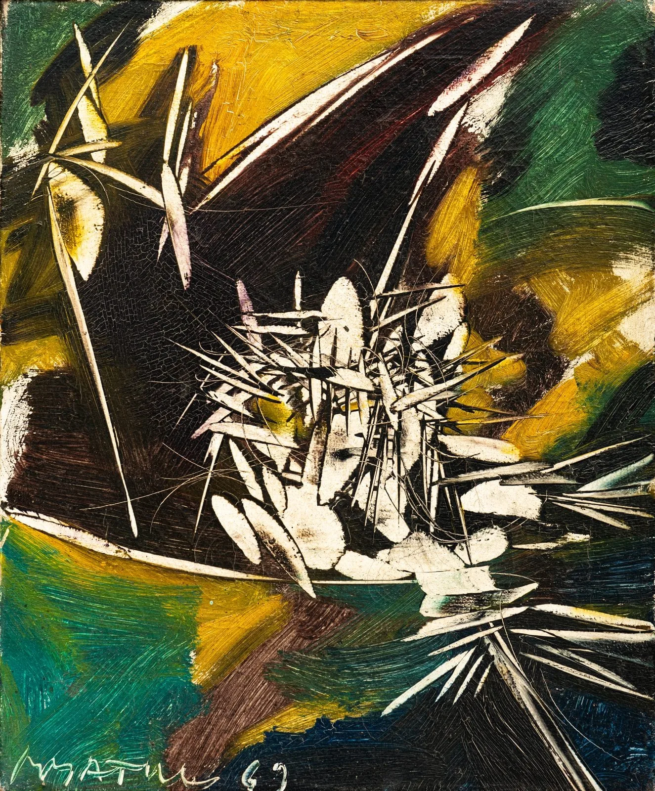 Sans titre — peinture sur toile — 1969