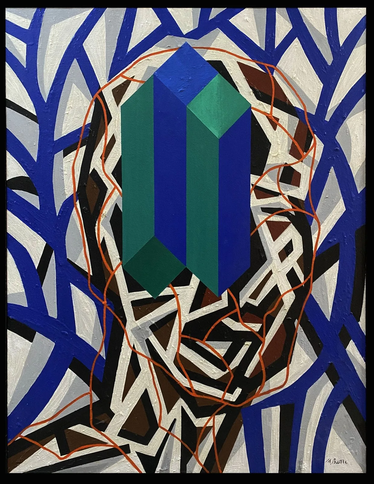 Sans titre — peinture sur toile — 1991