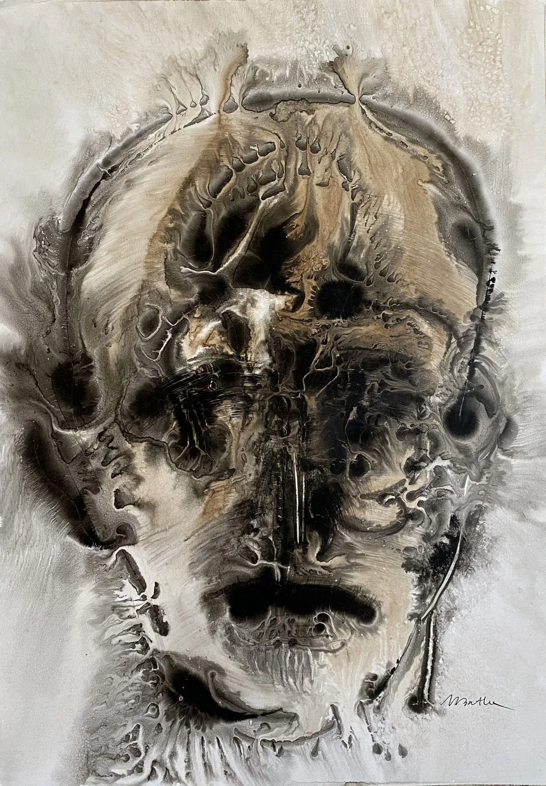 Sans titre — encre sur papier — 2015–2018