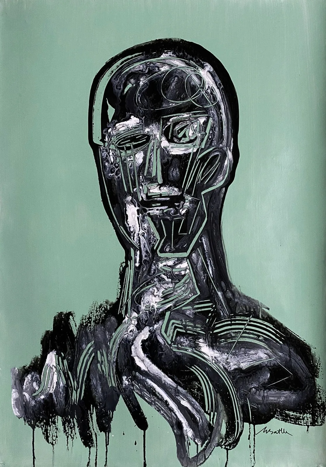 Sans titre — peinture sur toile — 2024
