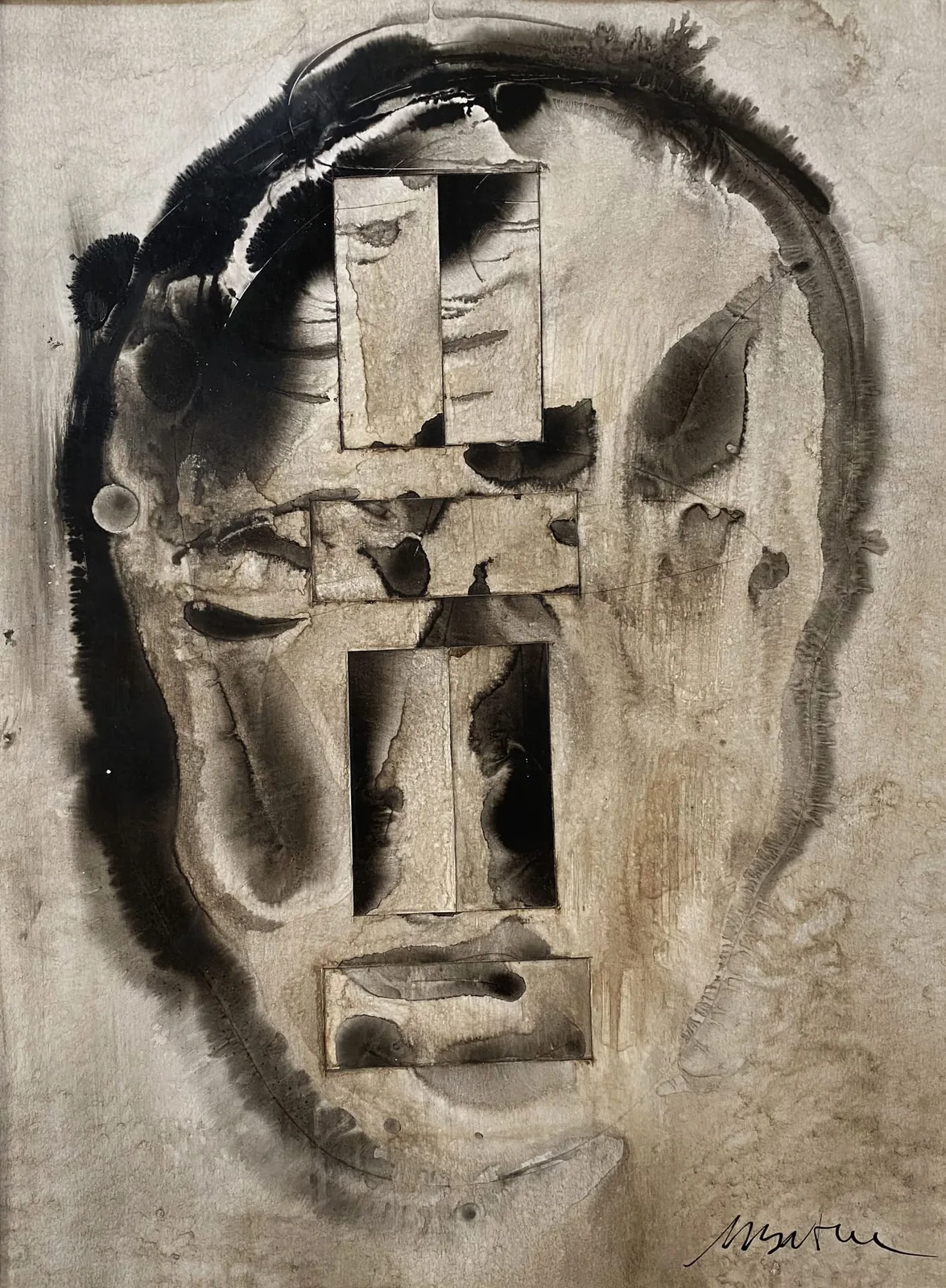 Sans titre — encre sur papier — 30×40 cm