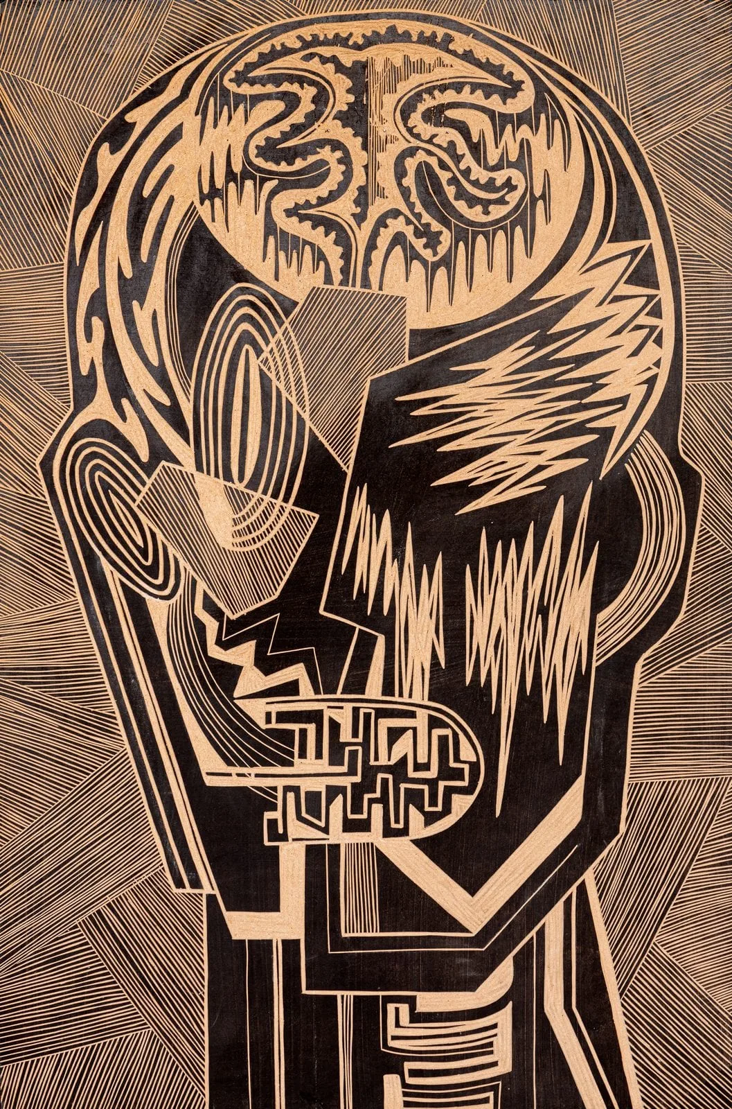 Sans titre — gravure sur bois